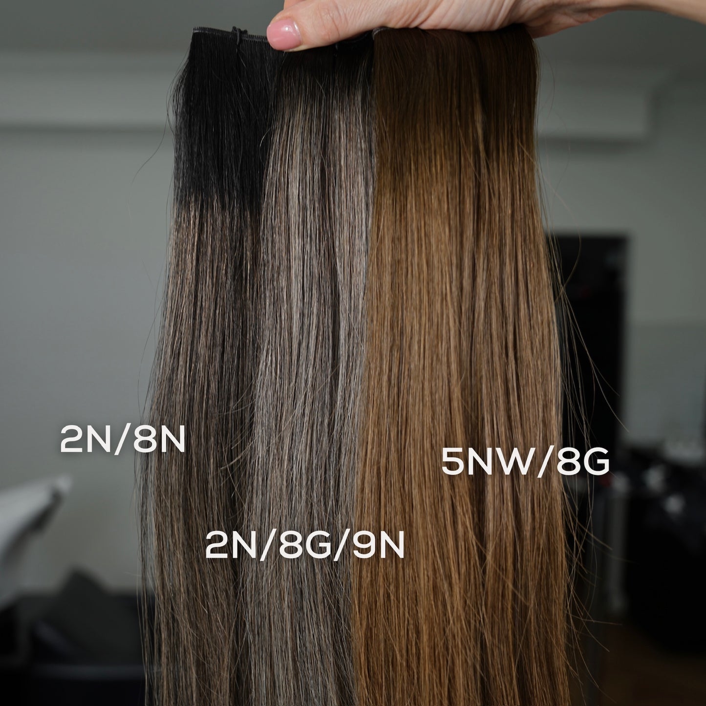 Teen Flat Weft - 5NW/8G (5N Root) - Britney