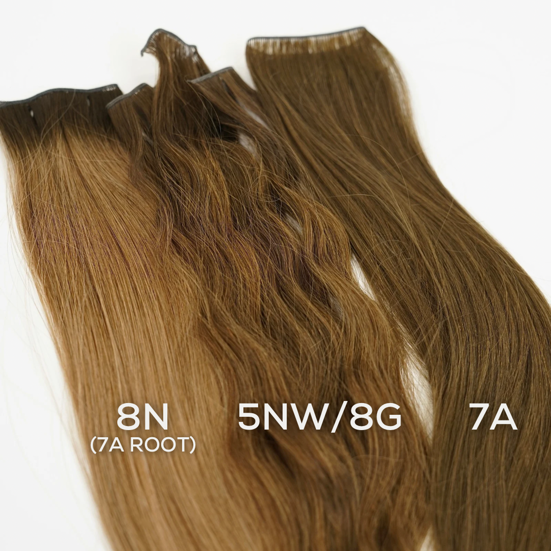 Teen Flat Weft - 5NW/8G (5N Root) - Britney