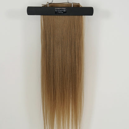 Kashmir Flat Weft - 20” Light Brown Straight - 3 Wefts