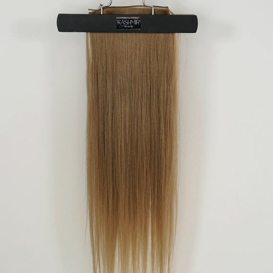 Kashmir Flat Weft - 20” Light Brown Straight - 3 Wefts