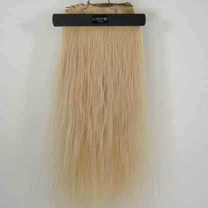 Kashmir Flat Weft - 20” Light Brown Straight - 2 Wefts