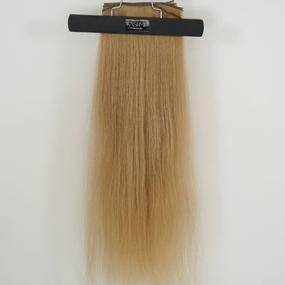 Kashmir Flat Weft - 18” Light Brown Straight - 3 Wefts