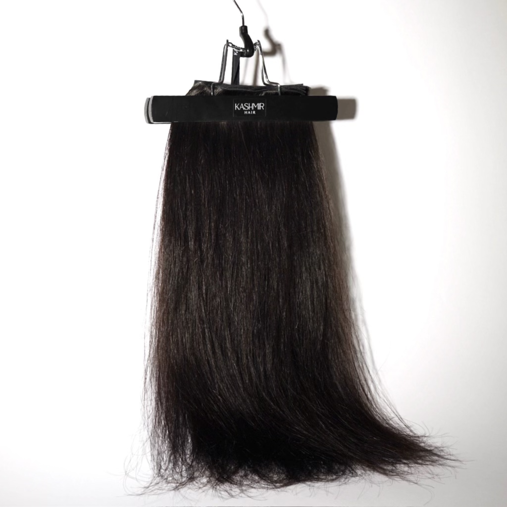 18" Dark Brown Straight - 6 Wefts