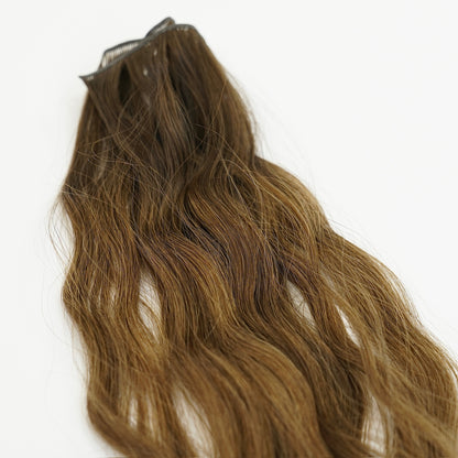 Teen Flat Weft - 5NW/8G (5N Root) - Britney