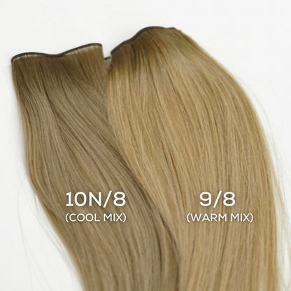 Teen Flat Weft - 9/8 Warm Mix (7A Root)- Tanya